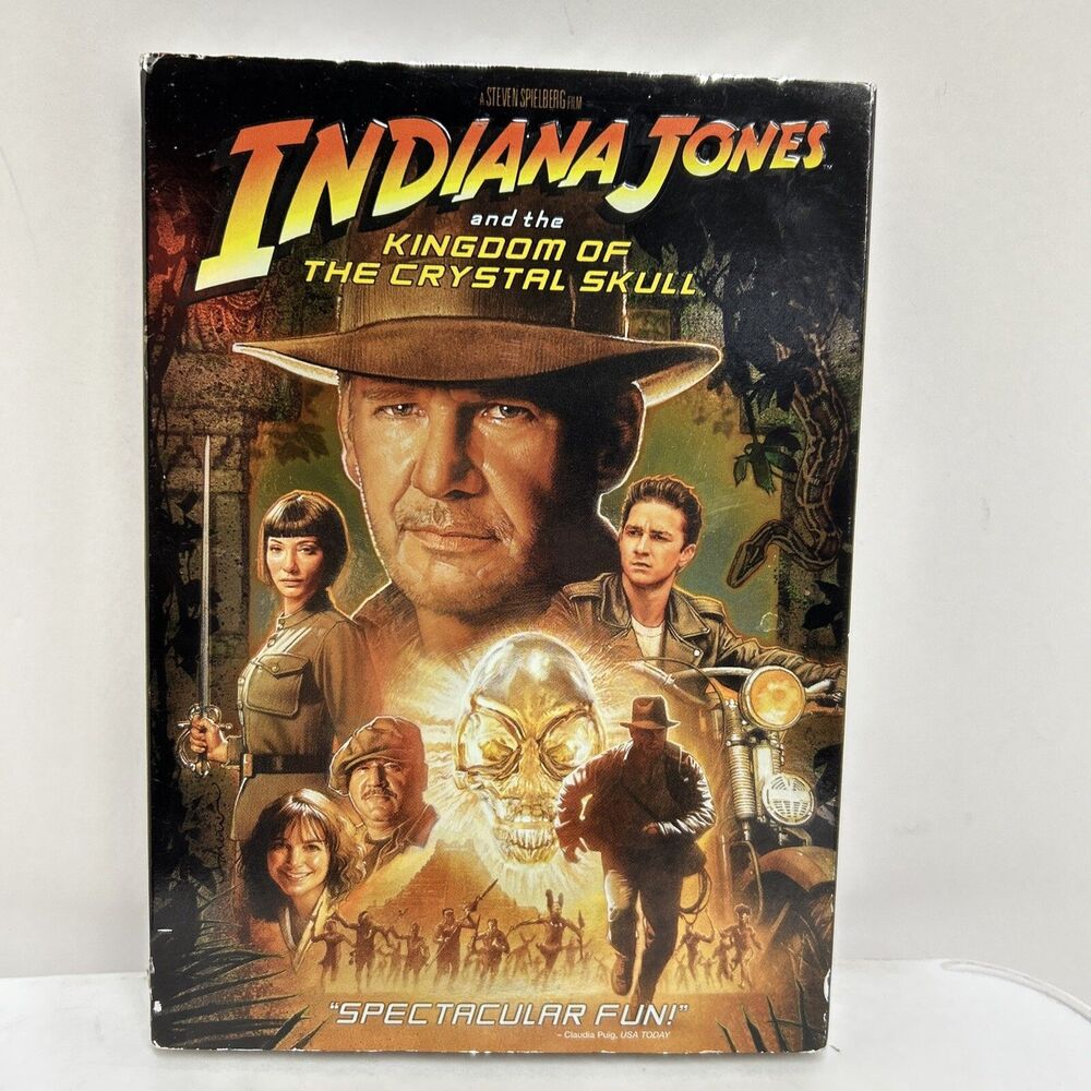 Indiana Jones and the Kingdom of the Crystal Skull‎ (DVD, 2008)